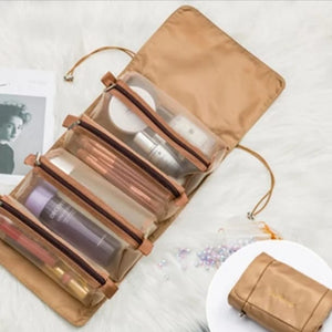 Foldable Makeup & Cosmetic Pouch - All-In-One Store