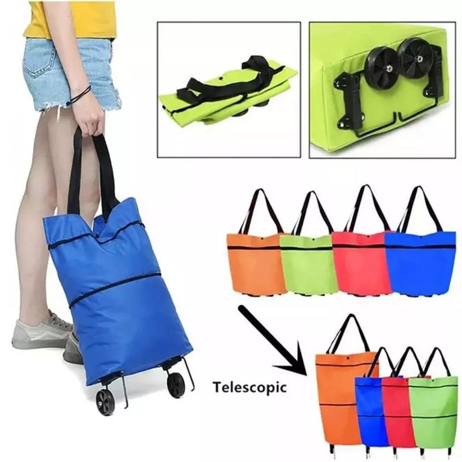 Foldable shopping cart with wheel - All-In-One Store