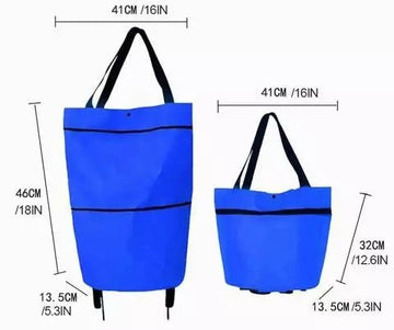 Foldable shopping cart with wheel - All-In-One Store