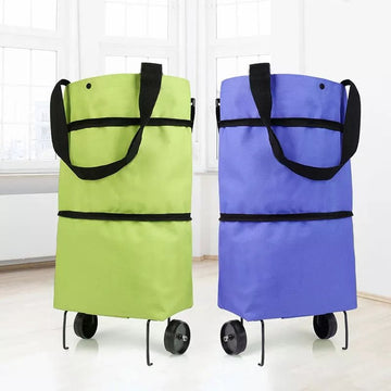 Foldable shopping cart with wheel - All-In-One Store