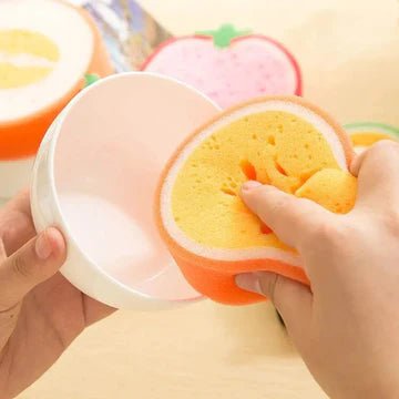 Fruit Shaped Dish Washing Sponge - All-In-One Store