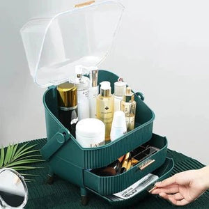 GlamourGlide Cosmetic Organizer - All-In-One Store