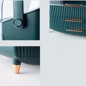 GlamourGlide Cosmetic Organizer - All-In-One Store