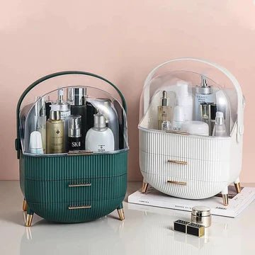 GlamourGlide Cosmetic Organizer - All-In-One Store