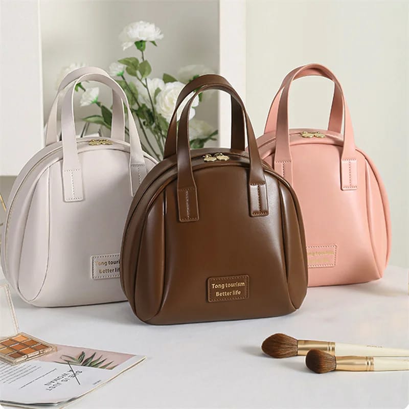Handle-top Cosmetic Bag - All-In-One Store
