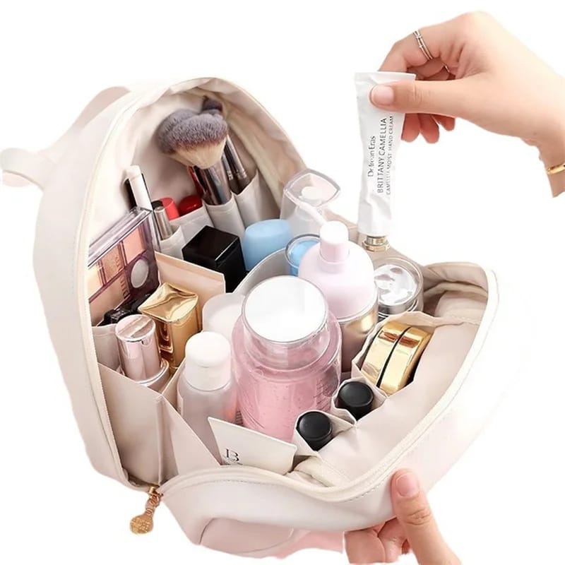 Handle-top Cosmetic Bag - All-In-One Store