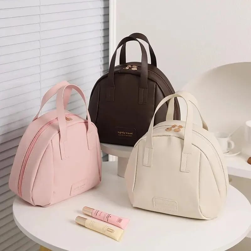 Handle-top Cosmetic Bag - All-In-One Store