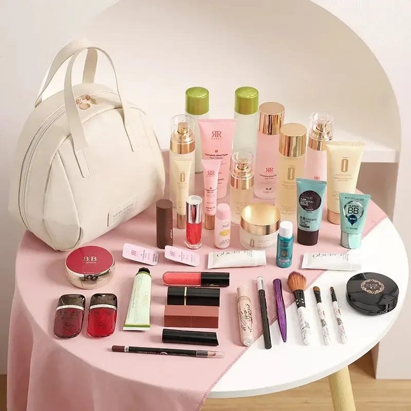 Handle-top Cosmetic Bag - All-In-One Store