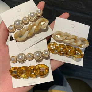 Handmade Korean Pearl Hairpins (Pack of 2) - All-In-One Store