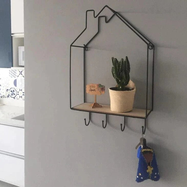 Hut Style Wall Shelf - All-In-One Store