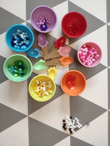 Ice Cream Bowl With Spoon Pack of 6 - All-In-One Store