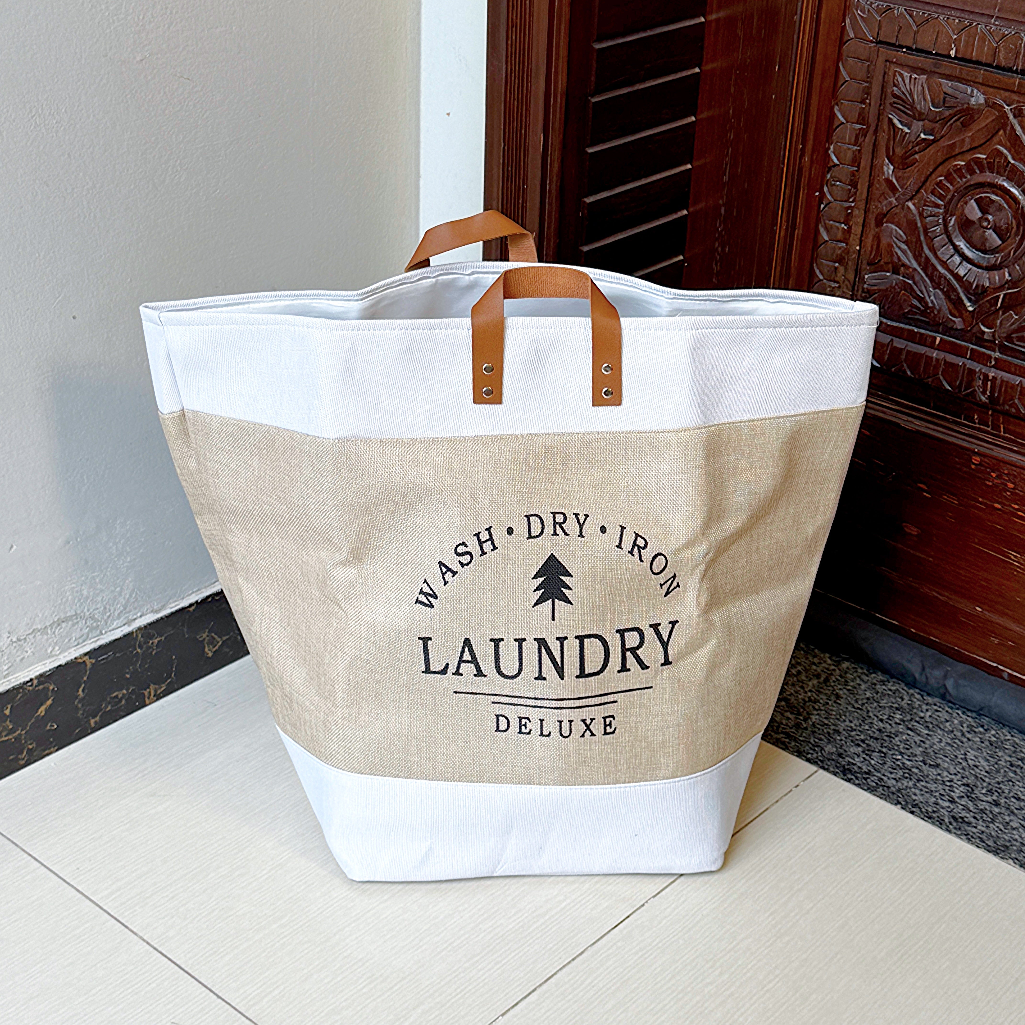 Deluxe Square Laundry Storage Basket