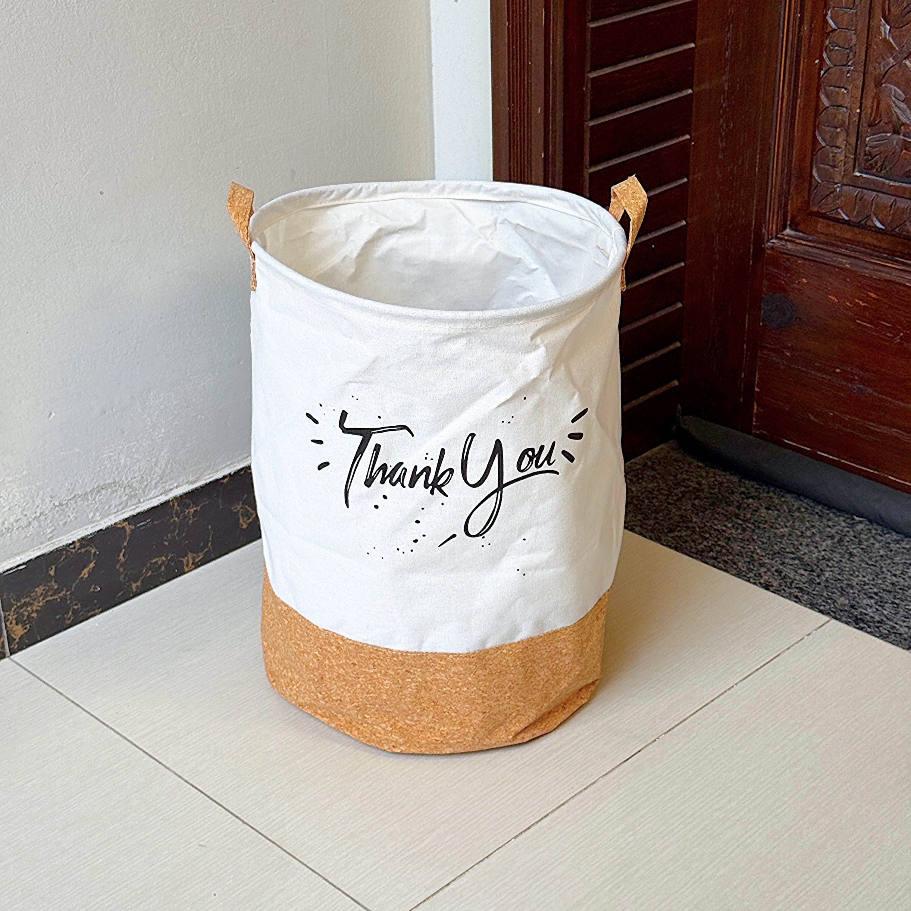 Two-Tone Home/Life Foldable Laundry Basket