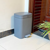 Modern Dual Action Press & Step Waste Bin