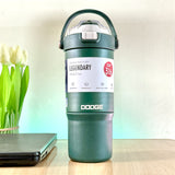 DODGE - Double Wall Vacuum Stainless Steel Tumbler with Dual-Sipping & Handle (770ml) (DB-23682-S)