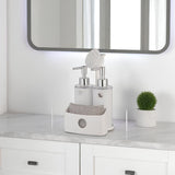 Twin Liquid Dispenser with Sponge Holder & Brush (1936) by Limon