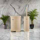 2 Pcs Dustbin With Brush (1298) By Limon