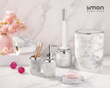 Elegant Marble 6-Piece Bathroom Set (2024) by Limon