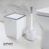 LuxeSwing Dustbin & Brush Set (1810) by Limon