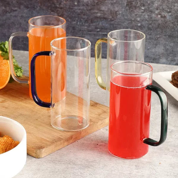 PrismaGlow 4pcs Borosilicate Glass Set | 380ml