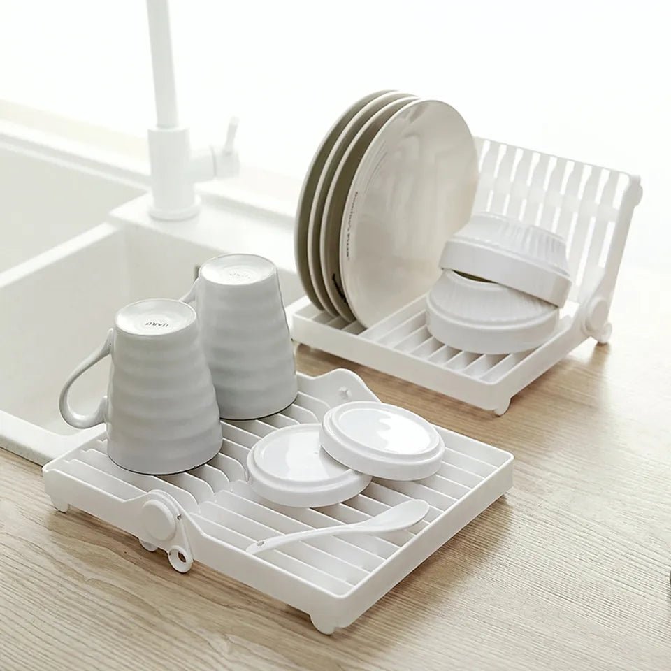 Innovative Foldable Dish Plates Drying Rack - All-In-One Store