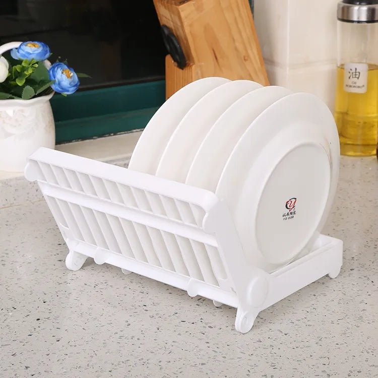 Innovative Foldable Dish Plates Drying Rack - All-In-One Store