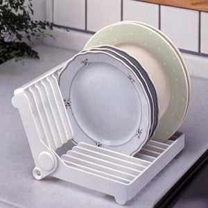 Innovative Foldable Dish Plates Drying Rack - All-In-One Store