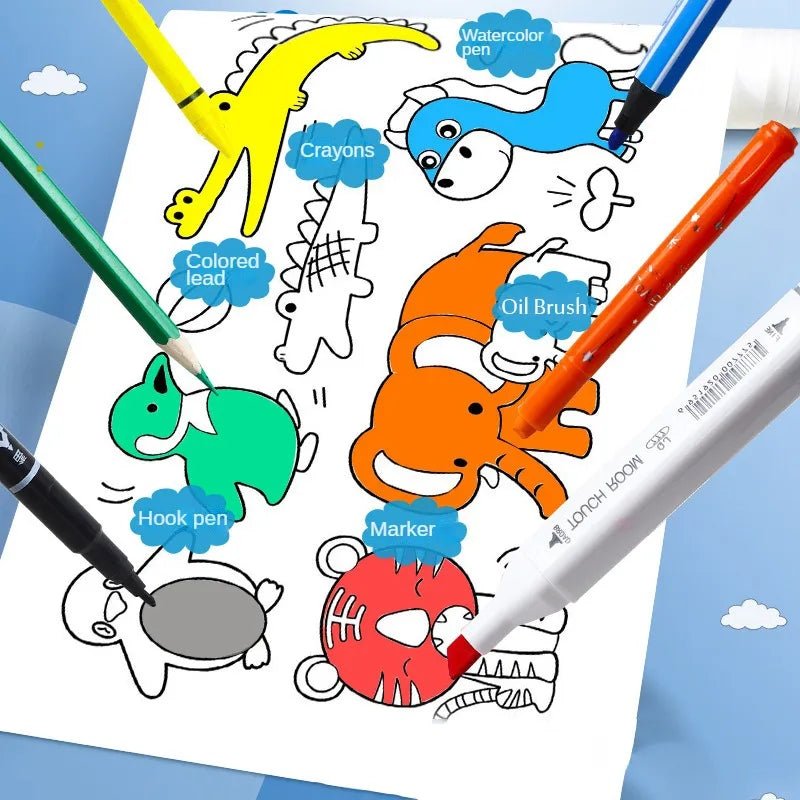 Kid's Creative Coloring Paper Roll - All-In-One Store