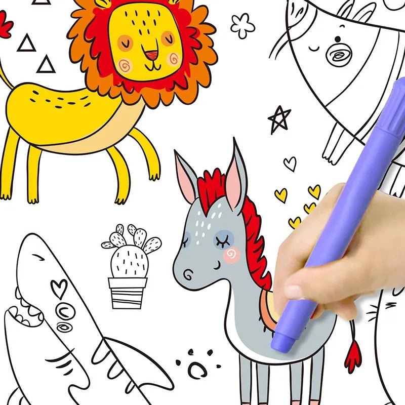 Kid's Creative Coloring Paper Roll - All-In-One Store