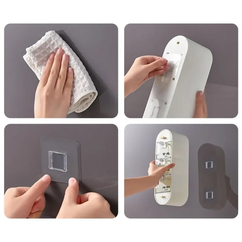 Kitchen Seasoning wall mounted spice rack - All-In-One Store