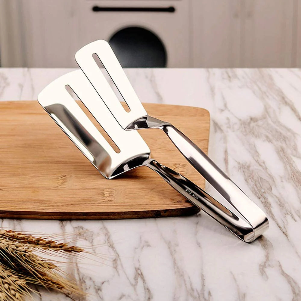 Stainless Steel 2in1 Spatula Tongs