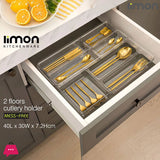 2 Layer Cutlery Holder (67035) by Limon