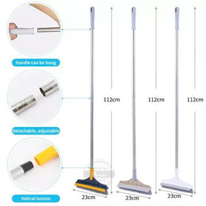 Long Handle Floor Scrub Brush with wiper - All-In-One Store