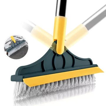 Long Handle Floor Scrub Brush with wiper - All-In-One Store