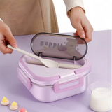 SnackPals Lunch Keeper - Kids Lunch Box with Reusable Spoon & Fork