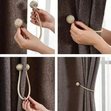 Magnetic Curtain Clips (2 pcs) - All-In-One Store