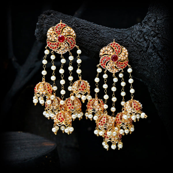Majestic Moonrise Jhumkas - (JK-19) - All-In-One Store