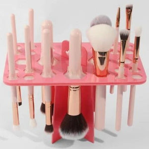 Makeup Brush Drying and Storage Stand - All-In-One Store