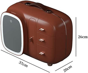 Makeup Storage Organizer With Mirror - All-In-One Store