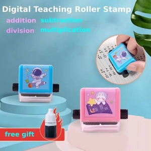 Math Roller Stamp With Ink Refill...... - All-In-One Store