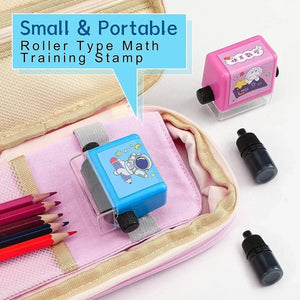 Math Roller Stamp With Ink Refill...... - All-In-One Store
