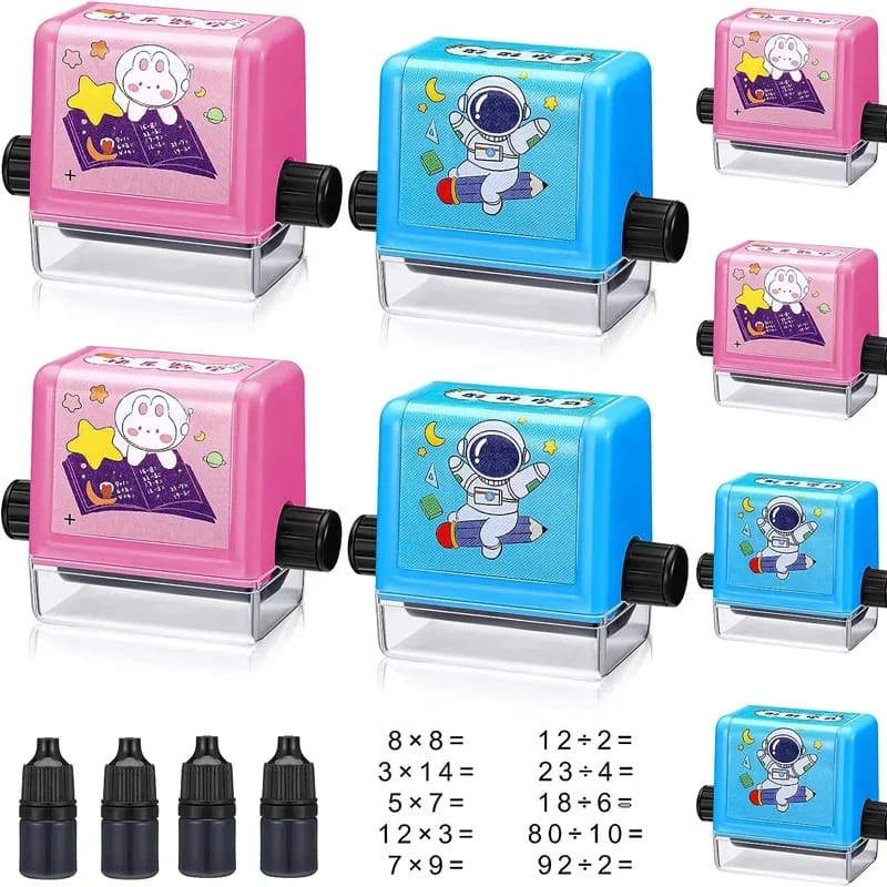 Math Roller Stamp With Ink Refill...... - All-In-One Store