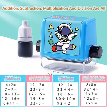 Math Roller Stamp With Ink Refill...... - All-In-One Store