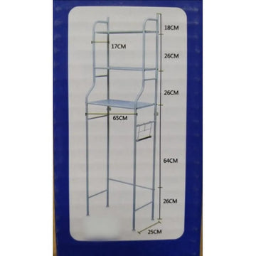 Metal Floor Type Washroom Shelf - All-In-One Store