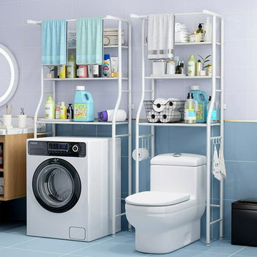 Metal Floor Type Washroom Shelf - All-In-One Store