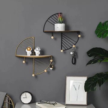 Metal Wall Mounted Storage Shelf - All-In-One Store