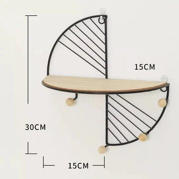 Metal Wall Mounted Storage Shelf - All-In-One Store