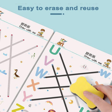 Mini Erasable Tracing Book 36 pages - All-In-One Store