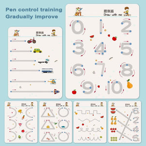 Mini Erasable Tracing Book 36 pages - All-In-One Store