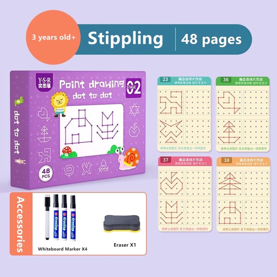 Mini Erasable Tracing Book 36 pages - All-In-One Store